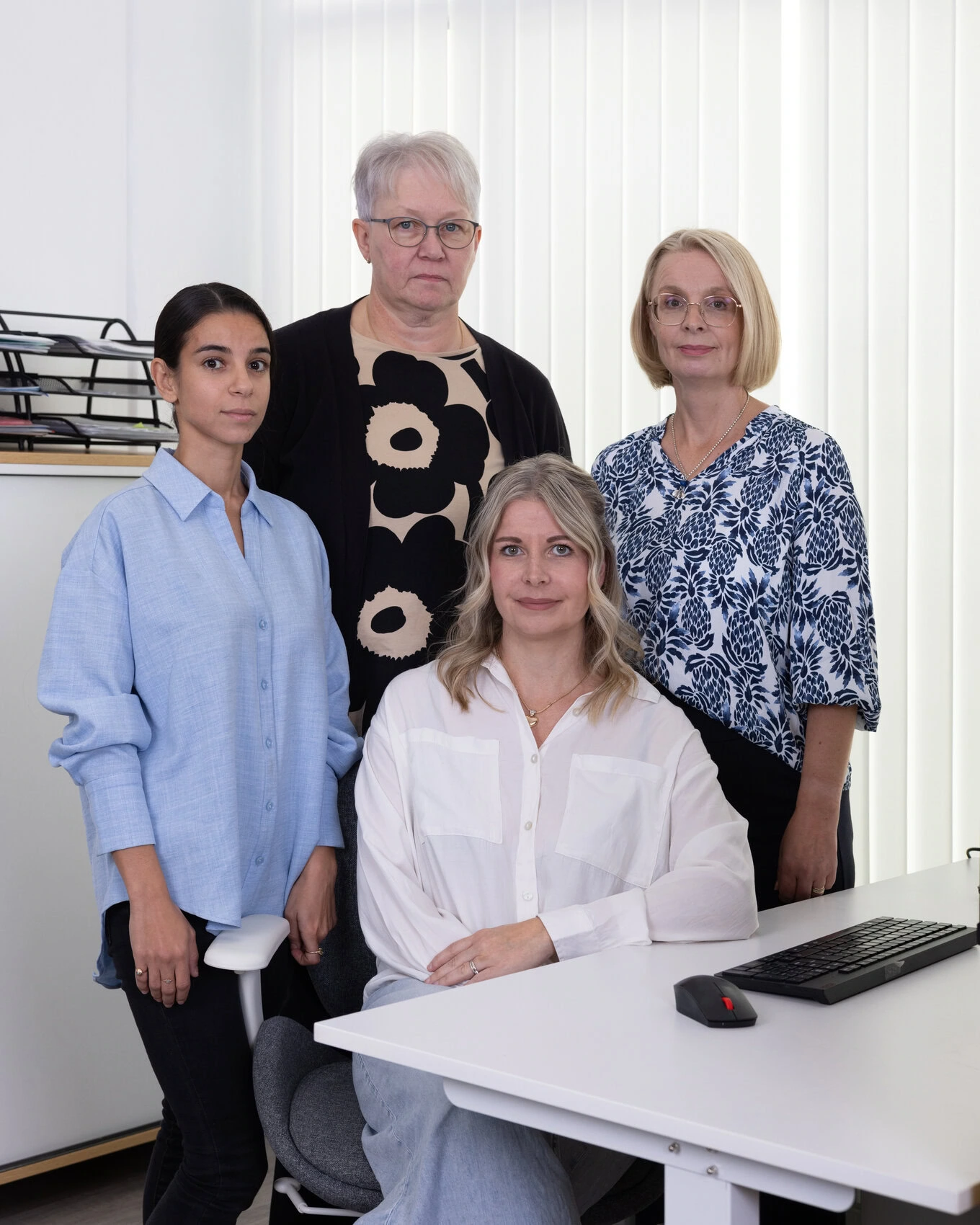 The Summan Toimistopalvelut team at the office in Hamina
